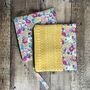 Knitted Clutch Bag With Liberty Print, thumbnail 5 of 7