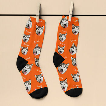 Personalised Pet Face Socks, 9 of 12