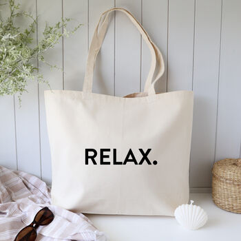 Relax Holiday, Beach, Pool, Yoga Tote Bag, 2 of 7