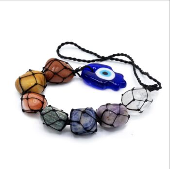 Chakra Gemstone Hanging Decoration | Evil Eye Protection, 3 of 5