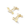 Dachshund Cufflinks In 9ct Solid Gold, thumbnail 4 of 5