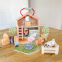 Wooden Farm Play Set Toddler Christmas Gift, thumbnail 1 of 8