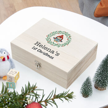 Personalised Baby's First Christmas Eve Box, 11 of 12