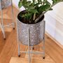 Two Contemporary Free Standing Planter Set, thumbnail 4 of 8