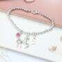 Personalised Horse Charm Bracelet Horse Lover Gift, thumbnail 4 of 10
