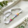 Personalised Ribbon Bracelet Flower Girl Gift, thumbnail 2 of 6