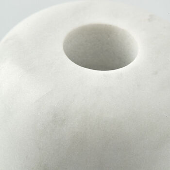 Marmilla White Marble Candle Holder, 2 of 6