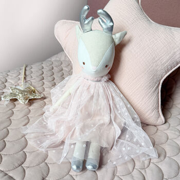 Ballerina Reindeer Soft Toy, 4 of 5