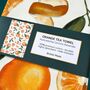 Orange Tea Towel / Citrus Kitchen Decor / Colourful Foodie Gift, thumbnail 5 of 5