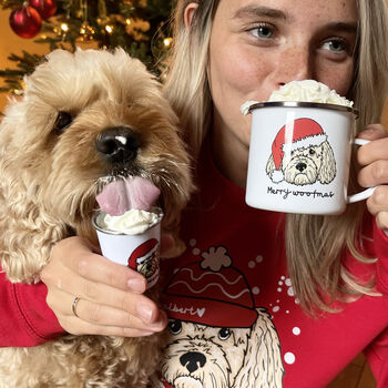 Personalised Christmas Cups For You And Your Dog, 2 of 10