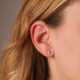 Crystal Star Stud Earrings, thumbnail 4 of 4
