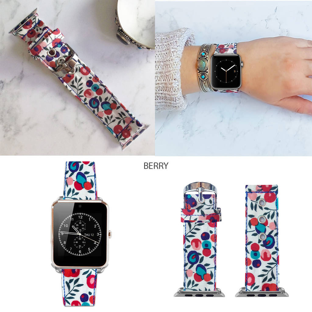 fabric apple smartwatch bands straps, multiple choice by buckle and cog