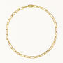 Ovale Necklace 12ct Gold Plated, thumbnail 2 of 5