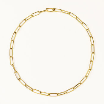 Ovale Necklace 12ct Gold Plated, 2 of 5