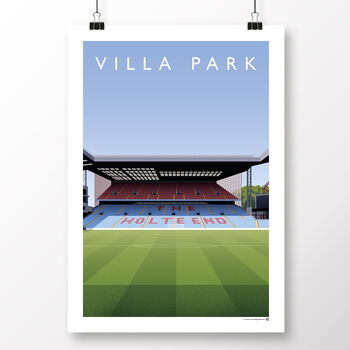 Aston Villa Villa Park Holte End Poster, 2 of 7