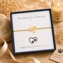 Personalised Dog Paw Print Bracelet Engraved Name, thumbnail 2 of 8