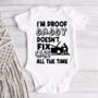 Pregnancy Announcement Vest | I’m Proof Daddy Doesn’t, thumbnail 4 of 9