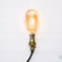 Clear Ribbed Glass Molly Table Lamp, thumbnail 9 of 9