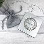 Silver Garnet Gemstone January Birthstone Bracelet, thumbnail 9 of 10