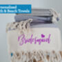 Personalised Cotton Bath And Gym Towel, thumbnail 4 of 10