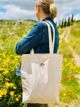 Organic Beach Bag With Personalisation, 3 of 4