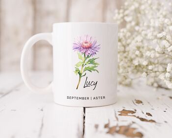Ceramic Birth Flower Mug, 11 of 12