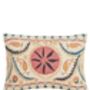 Yasamin Floral Suzani Embroidered Cushion, thumbnail 2 of 2