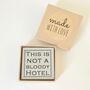 Pair Of 'Not A Hotel' Hand Painted Fridge Magnets, thumbnail 1 of 4