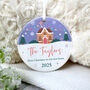 First Christmas New Home Ceramic Disc Hanging Decoration Bauble + Gift Box, thumbnail 3 of 6