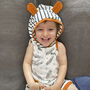 Personalised Baby Hooded Top And Shorts Unisex Set, thumbnail 6 of 9