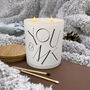 Personalised Two Wick Valentines Candle Gift, thumbnail 1 of 5