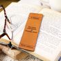 Personalised Leather Bookmark, thumbnail 4 of 4