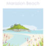 Marazion Beach Print, thumbnail 6 of 6
