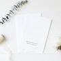 Personalised Set Of Thank You Cards, thumbnail 4 of 4