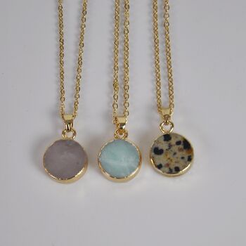 Amazonite Gemstone Pendant Necklace, 6 of 6