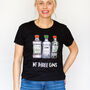 'We Three Gins' Christmas T Shirt, thumbnail 5 of 6