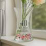 Personalised Floral Big Age Vase, thumbnail 4 of 4