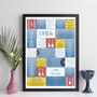 Personalised 40th Birthday Print Music 1984 Year Gift, thumbnail 5 of 12