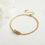 Personalised Unisex Bar Chain Bracelet, thumbnail 1 of 4