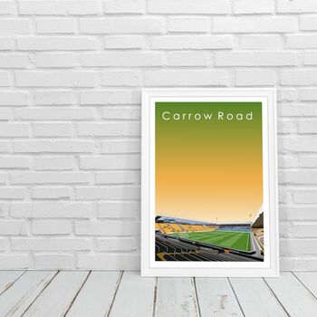 Norwich City 'Carrow Road' Stadium Art Print Poster, 2 of 2