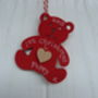 1st Christmas Teddy Personalised Decoration, thumbnail 7 of 8