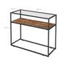 Glass Tabletop Console Table Side Table, thumbnail 7 of 7