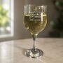 50th Birthday Gift Engraved Wine Glass, thumbnail 1 of 11