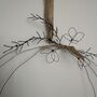 Handmade Wire Hanging Botanical Wreath, thumbnail 8 of 11