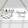 Personalised Arctic Animals Door Sign, Nursery Room Decor, thumbnail 2 of 2