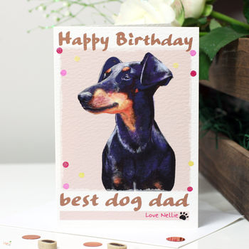 Personalised 'Nellie' Dog Birthday Card, 2 of 9