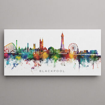 Blackpool Skyline Cityscape Art Print, 2 of 12