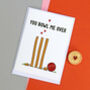 Funny Cricket Card For Partner, thumbnail 3 of 3