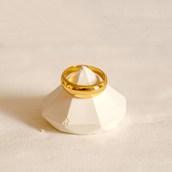 Smooth Dome Ring Band, Minimalist Geometric Jewellery, 6 of 8