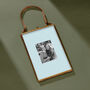 Personalised Brass Photo Frame With Coloured Mount, thumbnail 1 of 5